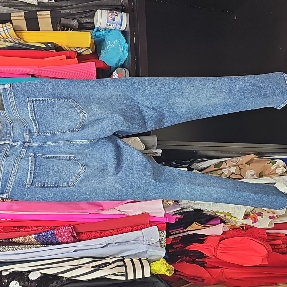 Express Skyscraper Mid Rise Jeans - Picture 5 of 6